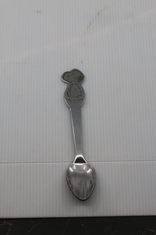 Vintage Snoopy Stainless Steel Spoon Danara Peanuts 1960s Taiwan