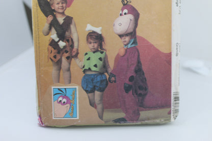 McCall's Children's Flintstones Costumes Pattern 7203 Size Large 7-8