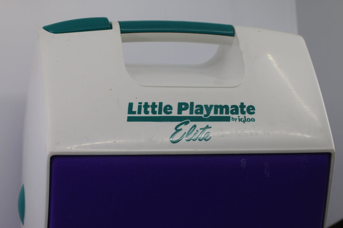 Vintage Igloo Little Playmate Elite Cooler Purple Teal Made in USA 1990s