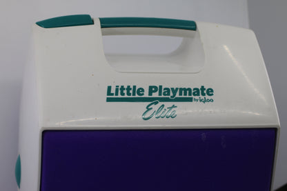 Vintage Igloo Little Playmate Elite Cooler Purple Teal Made in USA 1990s