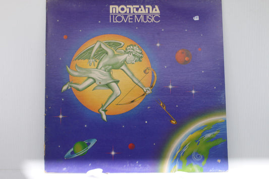 Montana I Love Music Vinyl Record Album Vintage music