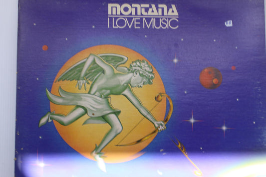 Montana I Love Music Vinyl Record Album Vintage music