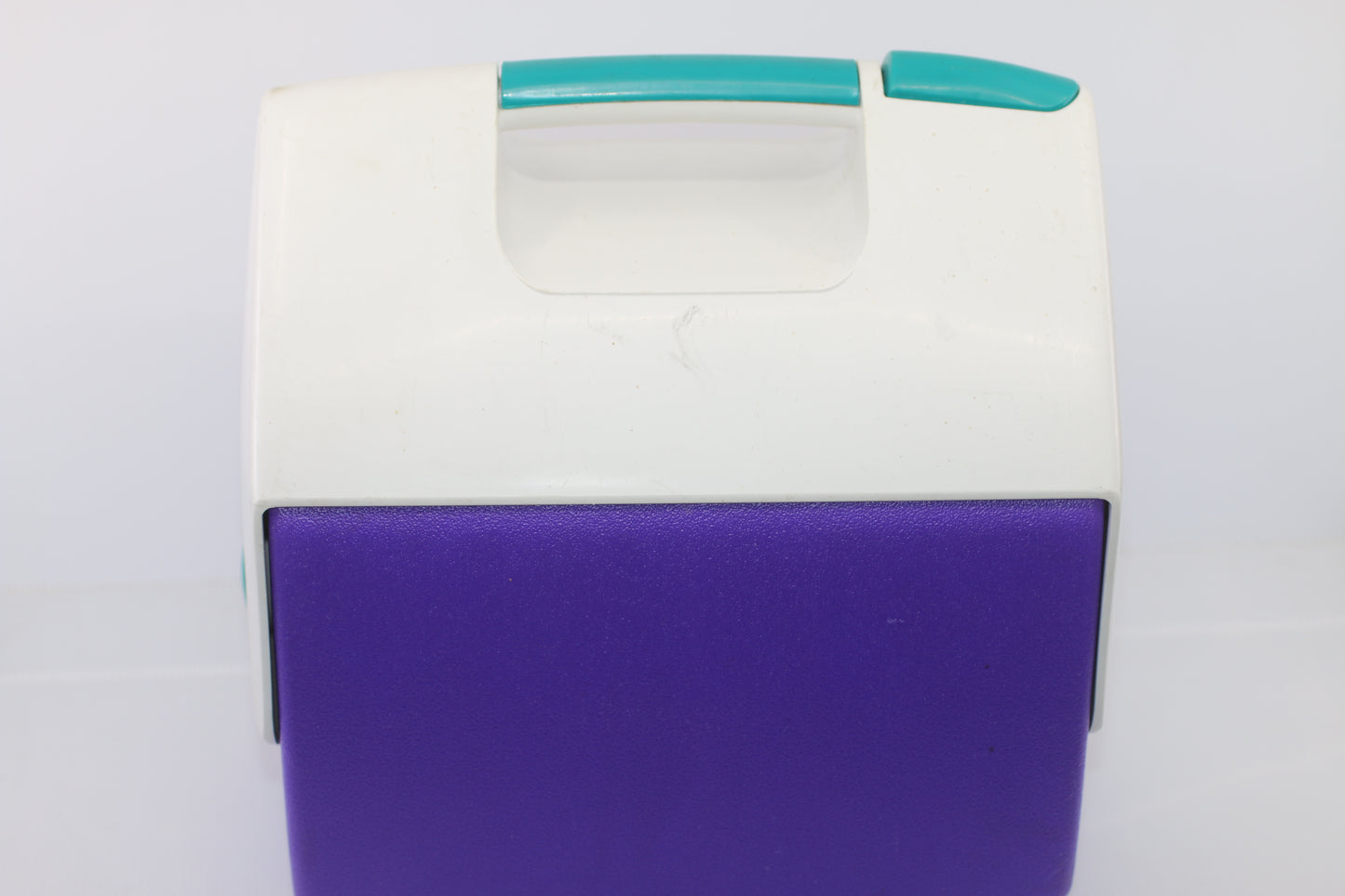 Vintage Igloo Little Playmate Elite Cooler Purple Teal Made in USA 1990s
