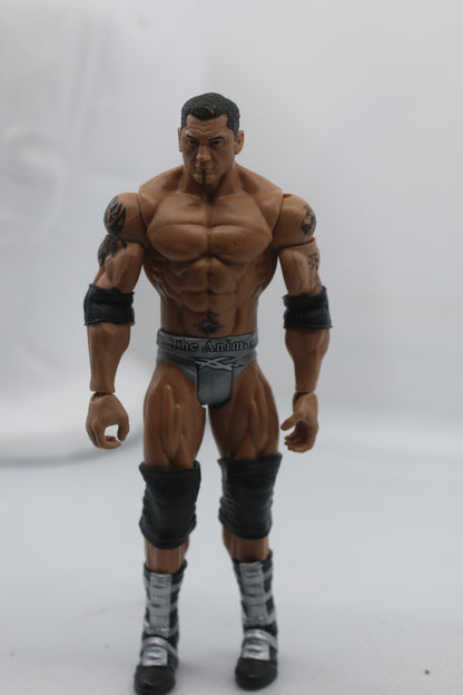 WWE Mattel Animal Dave Batista Basic Wrestling Figure Summerslam 3 Silver