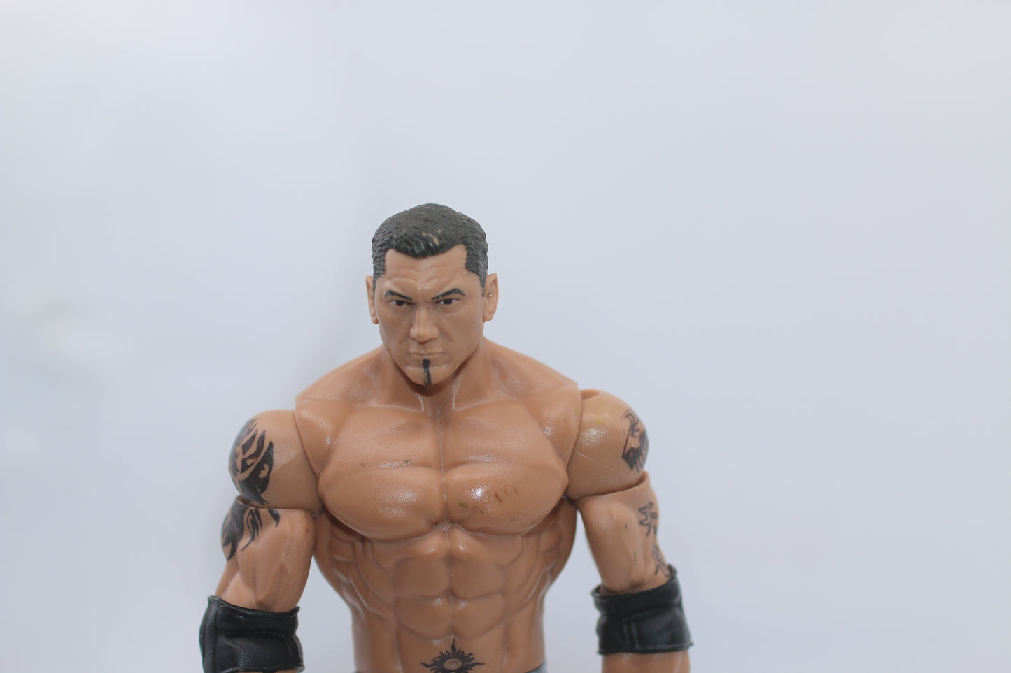 WWE Mattel Animal Dave Batista Basic Wrestling Figure Summerslam 3 Silver