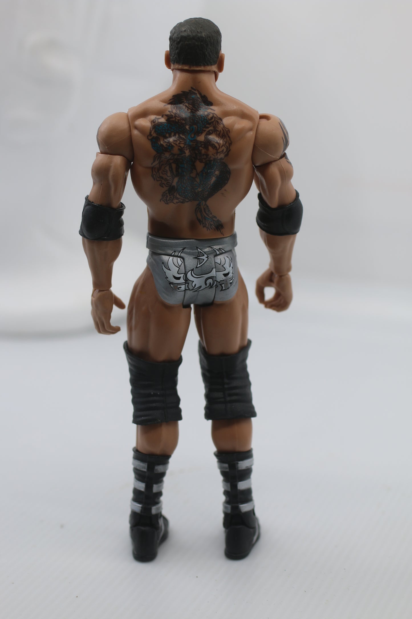 WWE Mattel Animal Dave Batista Basic Wrestling Figure Summerslam 3 Silver