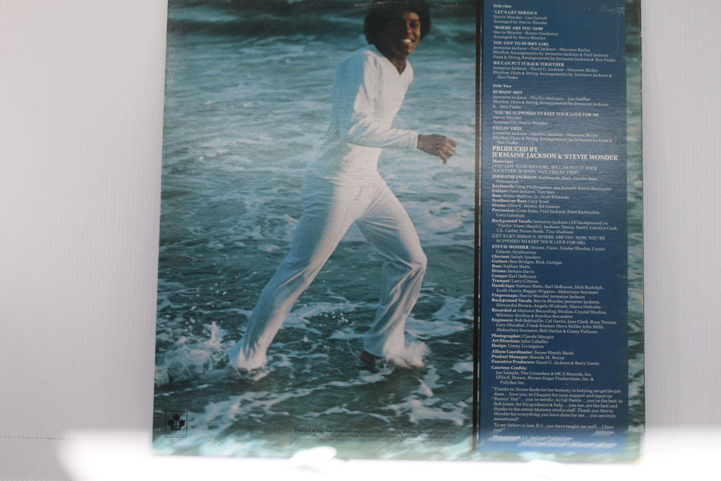 Jermaine Jackson Let's Get Serious Vinyl Record Album