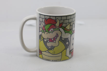 Super Mario Bros Bowser Like A Boss 11 oz Mug used - Official Nintendo Licensed
