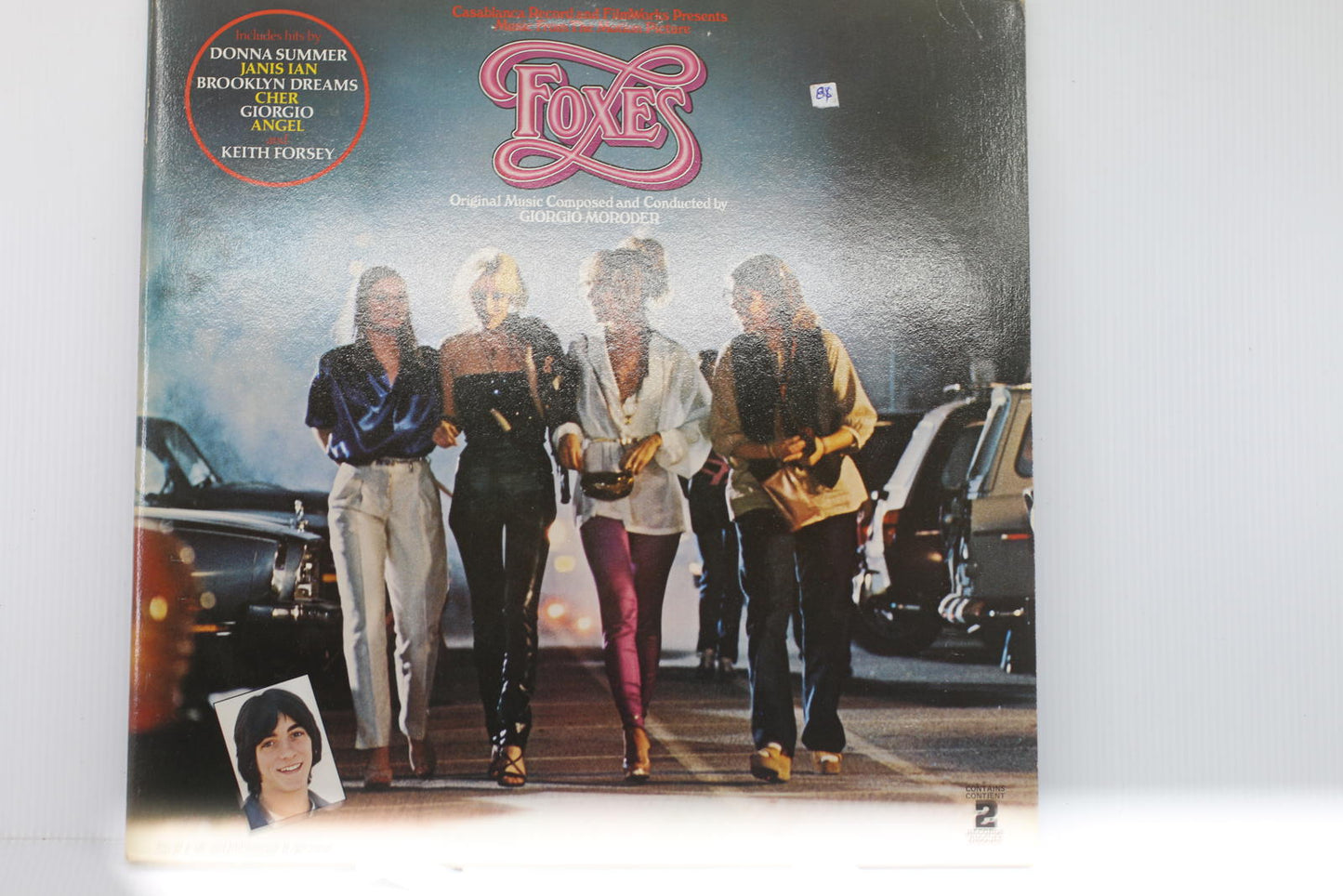 Foxes Original Soundtrack Vinyl Record Giorgio Moroder