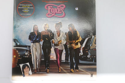 Foxes Original Soundtrack Vinyl Record Giorgio Moroder