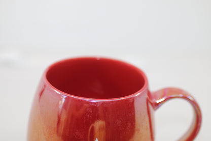 Tim Horton's 2020 Iridescent Red Coffee/Tea Mug (12 Oz) Maple Leaf