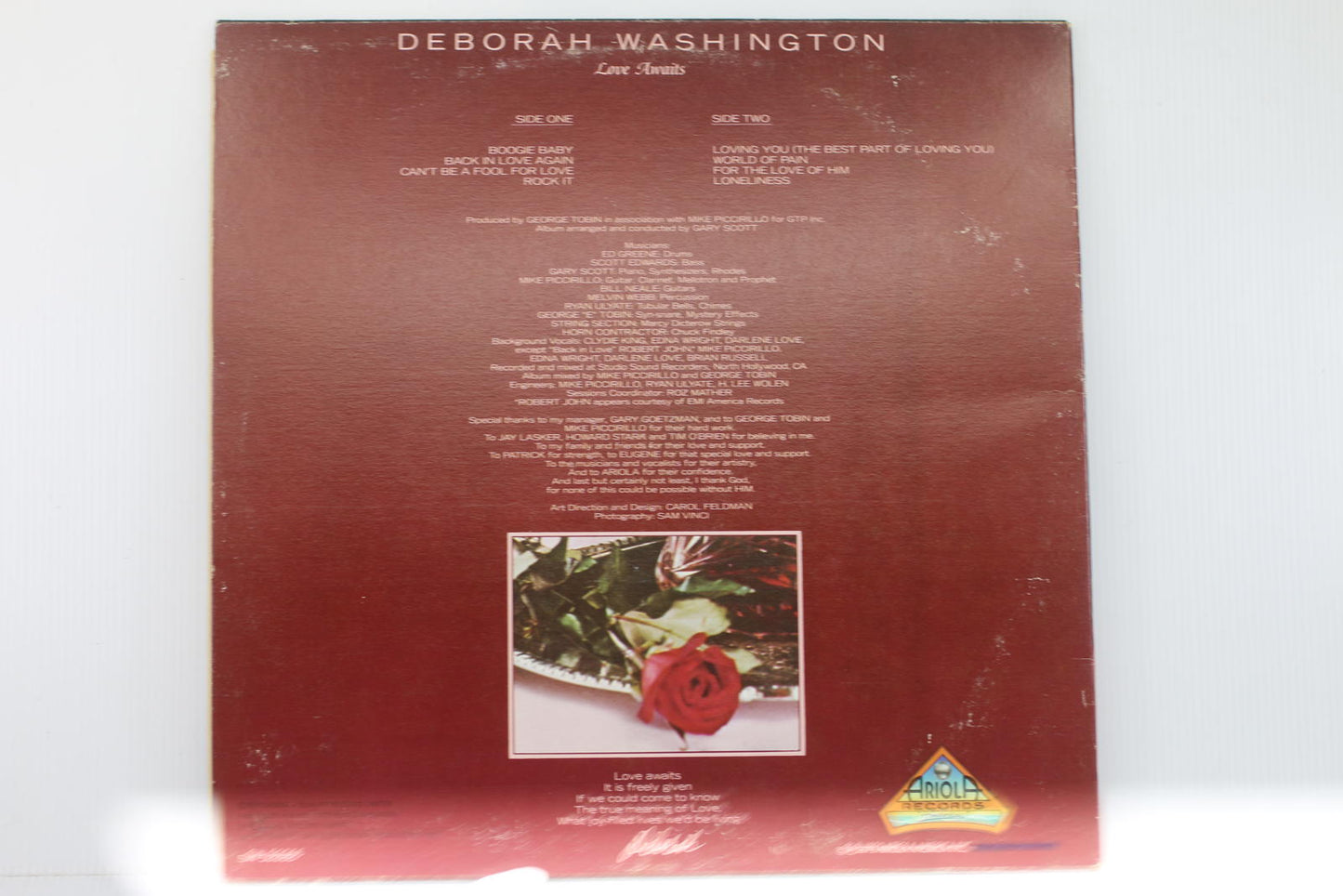 Deborah Washington - Love Awaits Vinyl Record Album