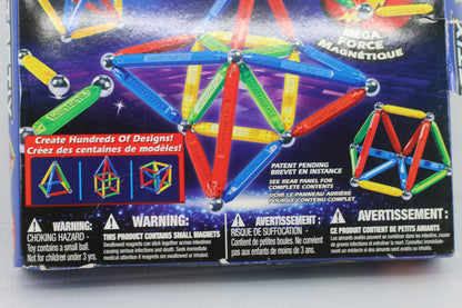 MAGTASTIX 40 Piece Magetic Building Set Rods Balls Cra-Z-Art Used Complete
