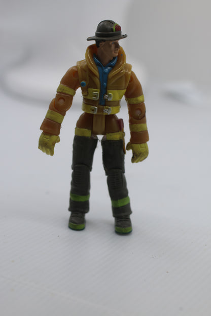 Tonka Lights & Sound Rescue Firefighter Firetruck Driver 4" Action Figure #1