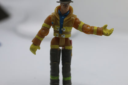 Tonka Lights & Sound Rescue Firefighter Firetruck Driver 4" Action Figure #2