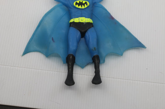 Vintage Batman PVC Hanging Figure Blue Cape Red String 1970s–1980s DC Comics #1