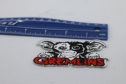 1x Gremlins 'Gizmo | Movie Logo' Embroidered Patch Patches