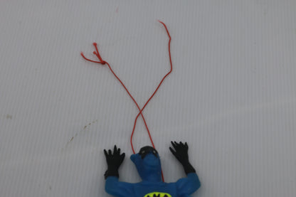 Vintage Batman PVC Hanging Figure Blue Cape Red String 1970s–1980s DC Comics #1