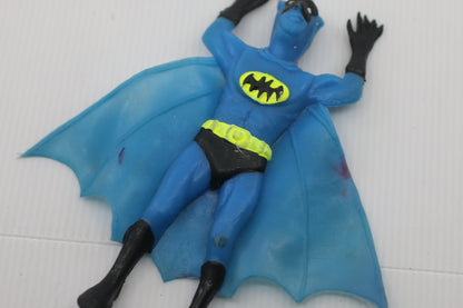 Vintage Batman PVC Hanging Figure Blue Cape Red String 1970s–1980s DC Comics #1