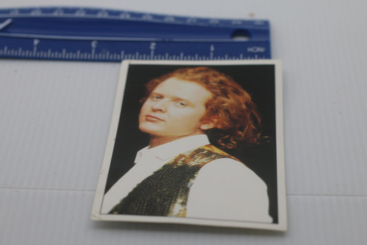 1990 Panini Fan Club Collection Pop Star Stickers #135 Simply Red Mick Hucknall