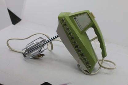 Vintage Samson-Dominion Green Hand Mixer – Model 1008A – 100W