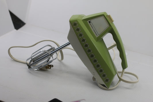 Vintage Samson-Dominion Green Hand Mixer – Model 1008A – 100W