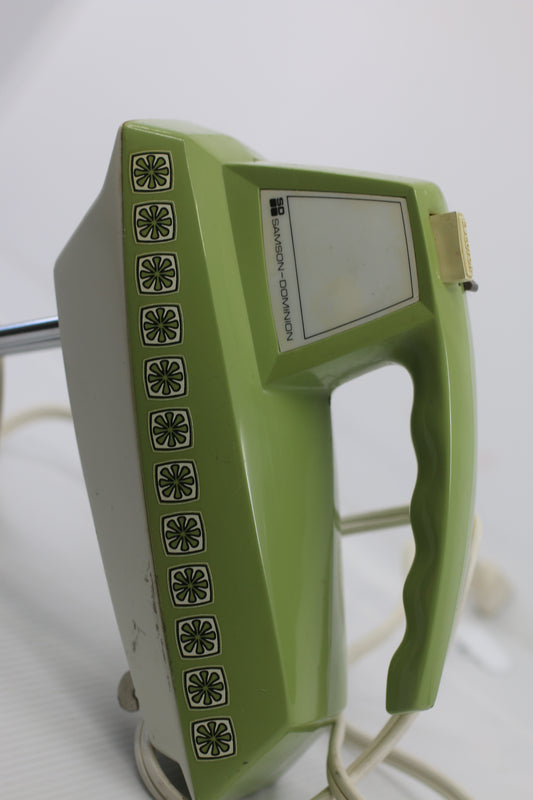 Vintage Samson-Dominion Green Hand Mixer – Model 1008A – 100W