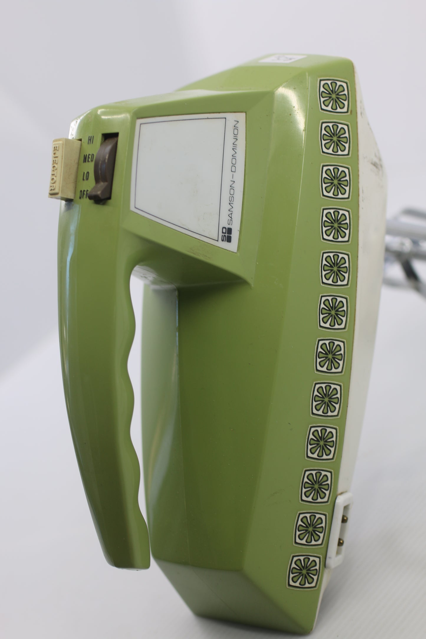 Vintage Samson-Dominion Green Hand Mixer – Model 1008A – 100W