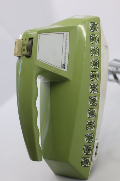 Vintage Samson-Dominion Green Hand Mixer – Model 1008A – 100W