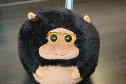 2013 Ty Beanie Ballz Tank The Gorilla 6” Glittery Eyes Tagged Soft Toy Plush