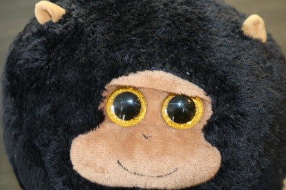 2013 Ty Beanie Ballz Tank The Gorilla 6” Glittery Eyes Tagged Soft Toy Plush
