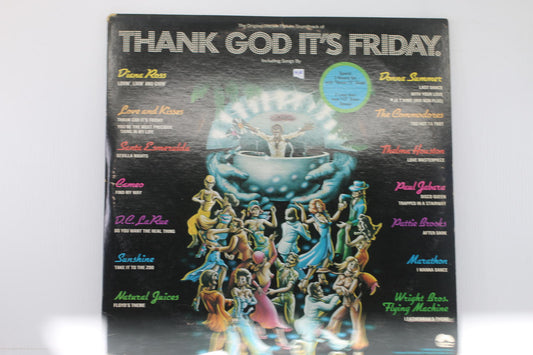 Thank God It's Friday Original Motion Picture Soundtrack Vinyl LP Record Vintage