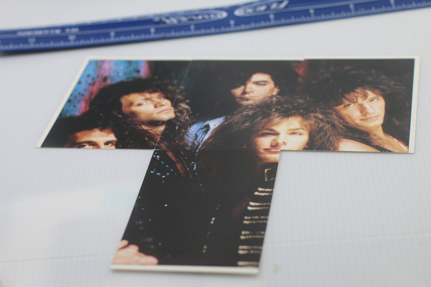 1990 Panini Fan Club Collection Pop Star Stickers Bon Jovi (#21-22-23-25)