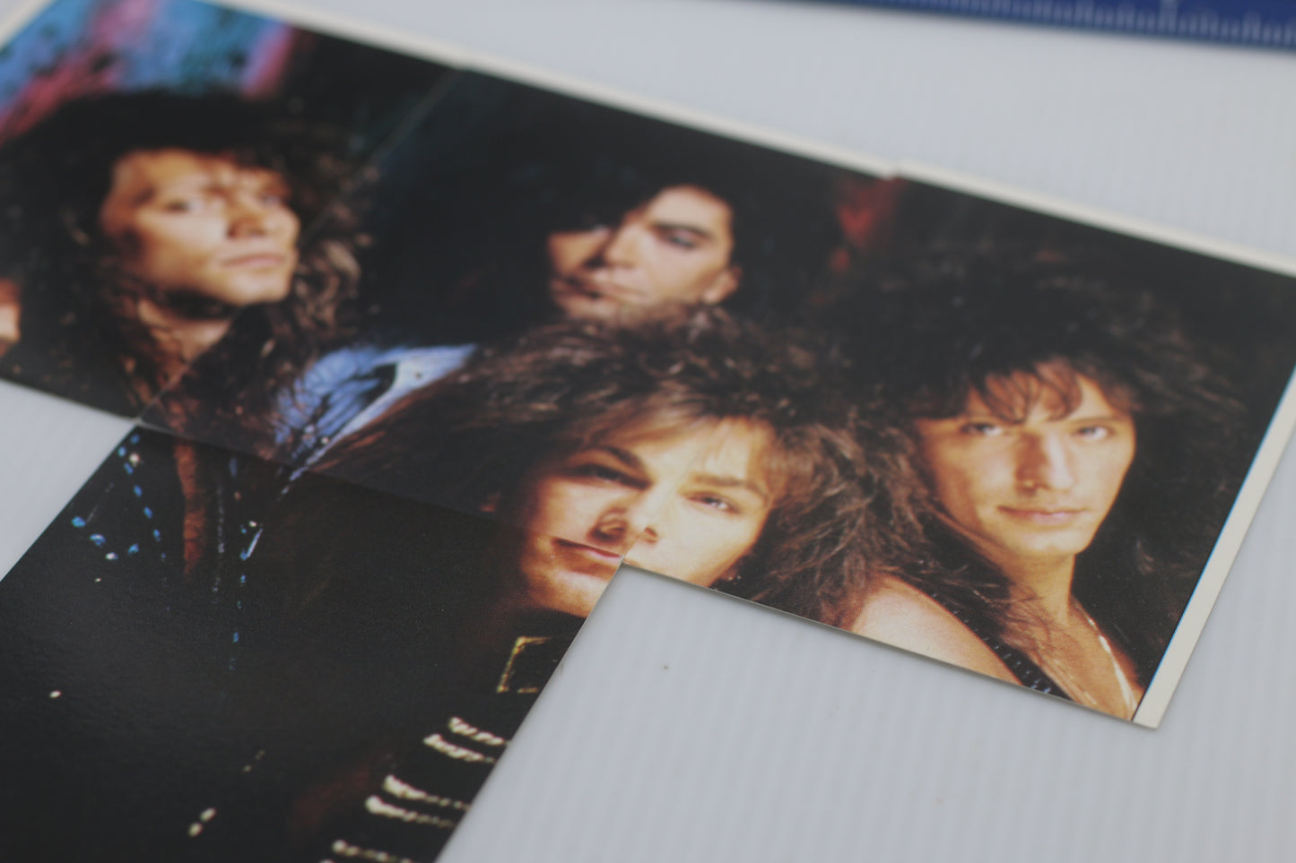 1990 Panini Fan Club Collection Pop Star Stickers Bon Jovi (#21-22-23-25)