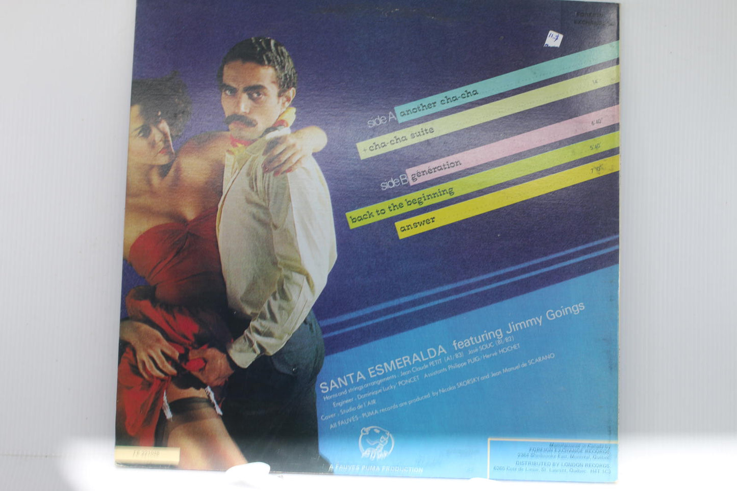 Santa Esmeralda Another Cha-Cha Vinyl Record Album