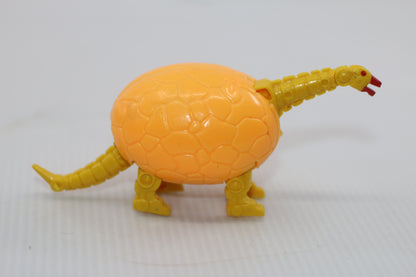 Vintage 1980s MOTU-Style Transforming Dinosaur Egg Figure – Rare Orange Variant (Bootleg)