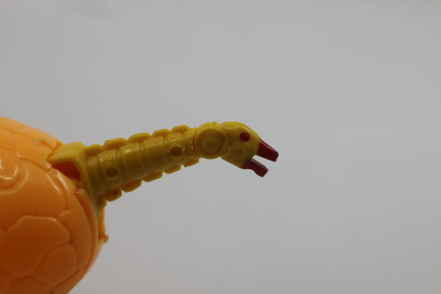 Vintage 1980s MOTU-Style Transforming Dinosaur Egg Figure – Rare Orange Variant (Bootleg)