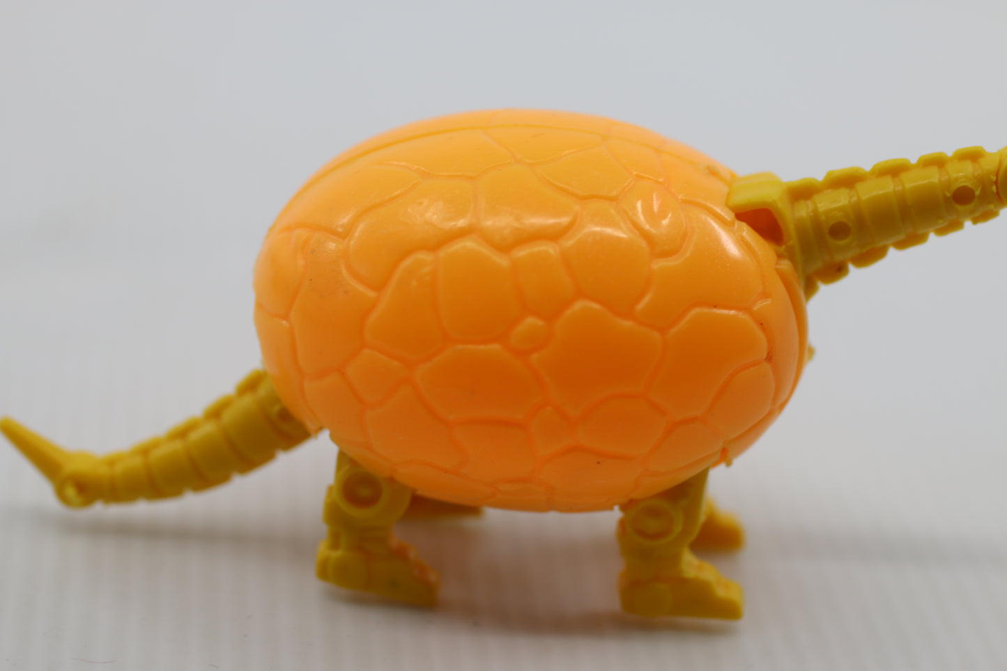 Vintage 1980s MOTU-Style Transforming Dinosaur Egg Figure – Rare Orange Variant (Bootleg)