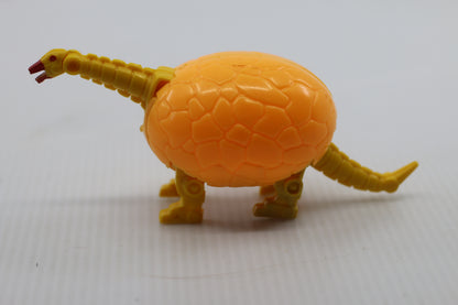 Vintage 1980s MOTU-Style Transforming Dinosaur Egg Figure – Rare Orange Variant (Bootleg)
