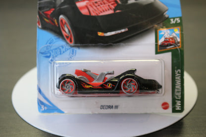 Hot Wheels Deora Iii Gry53- Hw Getaways 3/5 Black/Red.