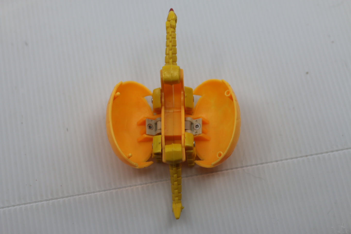 Vintage 1980s MOTU-Style Transforming Dinosaur Egg Figure – Rare Orange Variant (Bootleg)