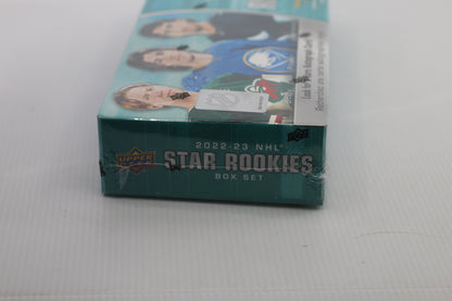 Upper Deck Jeu de cartes de hockey Star Rookies 2022-23 factory sealed box
