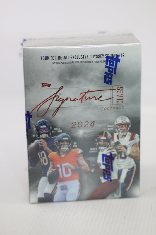 (1) 2024 TOPPS SIGNATURE CLASS VALUE BLASTER BOX (42 Cards) Football New QTY