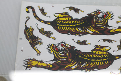 Vintage Style Tiger Wall Decal Stickers roar sealed never opened lot
