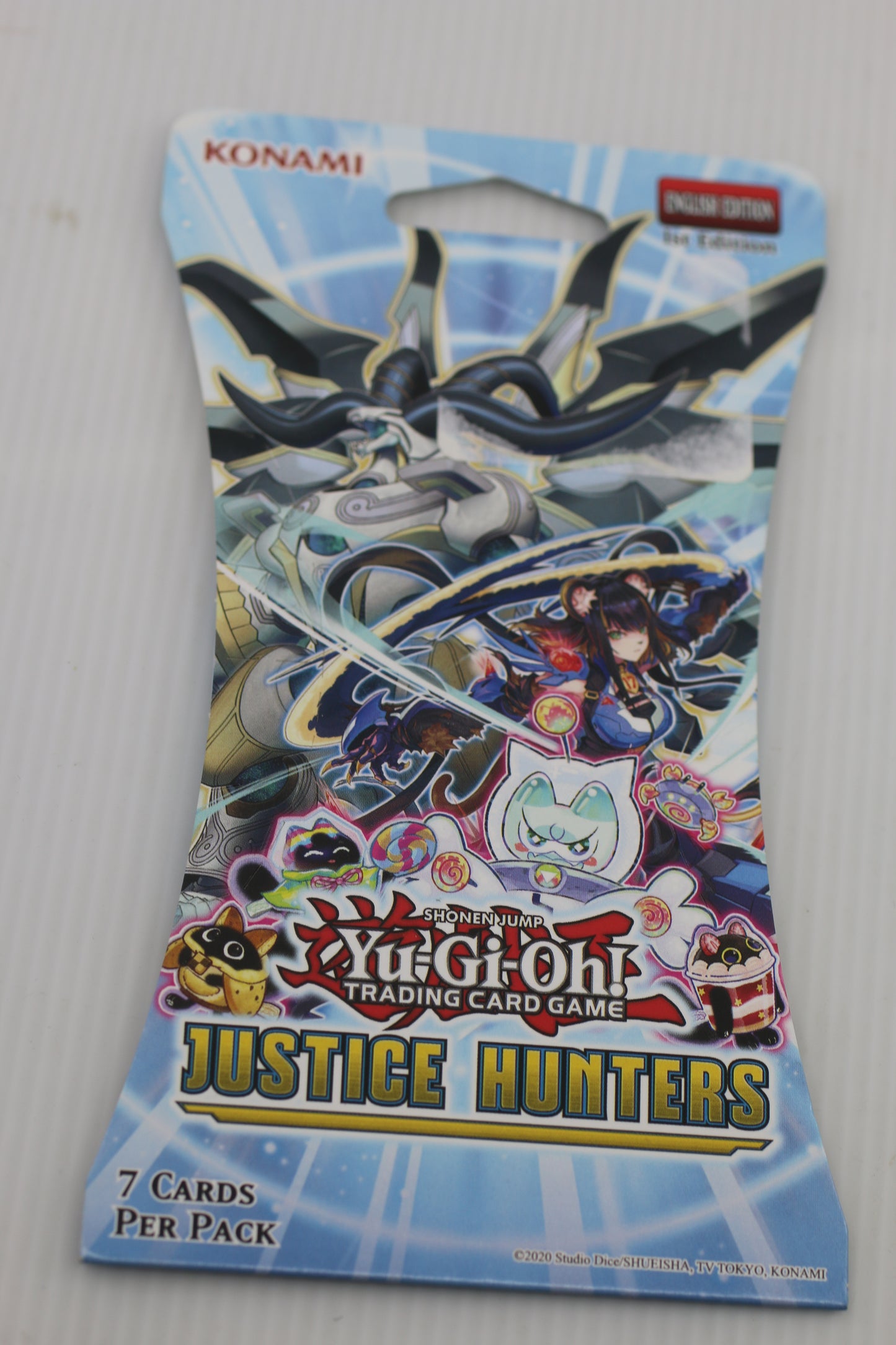 Yu-Gi-Oh Justice Hunters Sleeved ( 1 Booster Pack ) English 1st Edition