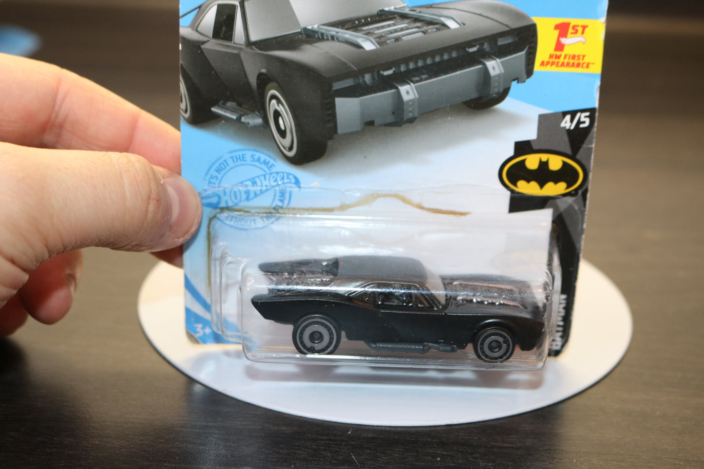 Hot Wheels 2021 Batmobile 181/250 Glossy Black The Batman 4/5 1St Appearance