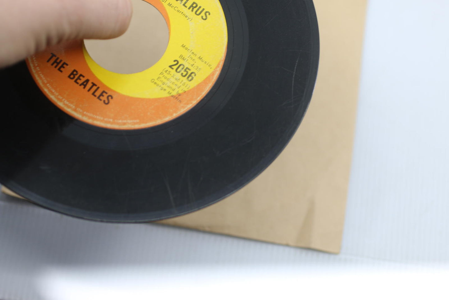 The Beatles 45 RPM Vinyl Single - 'Hello Goodbye' / 'I Am The Walrus'