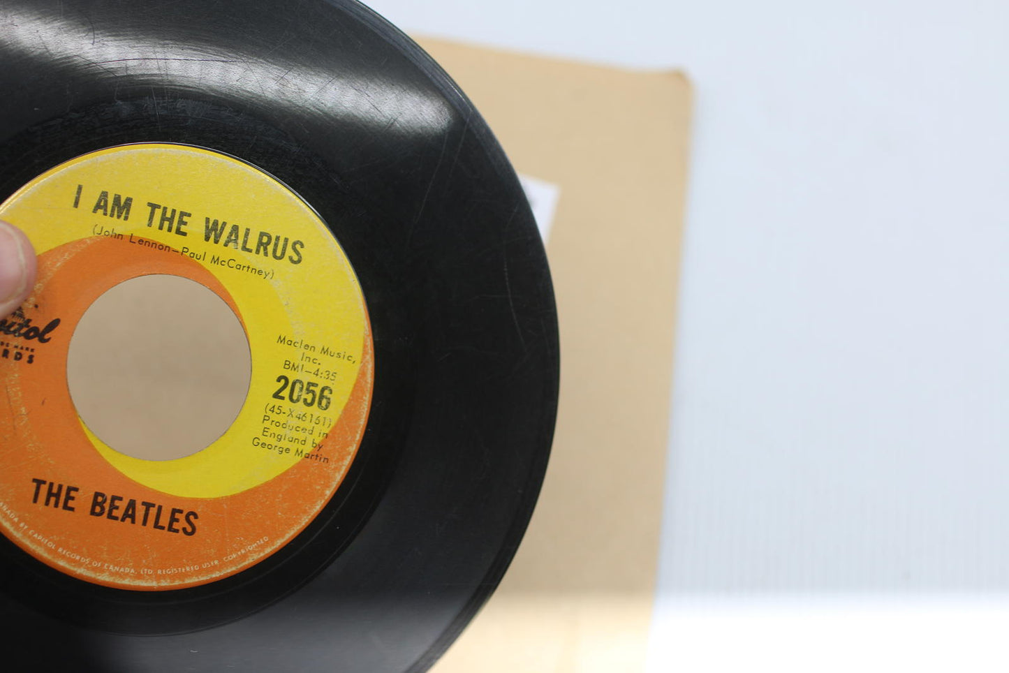 The Beatles 45 RPM Vinyl Single - 'Hello Goodbye' / 'I Am The Walrus'