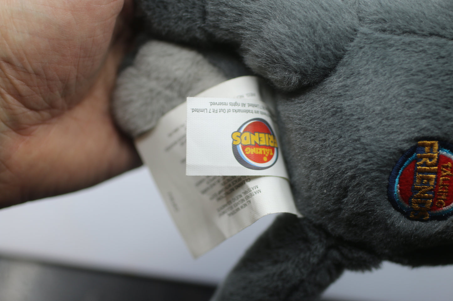 Talking Friends Grey Cat Plush Animated Toy w/ Talking Sound