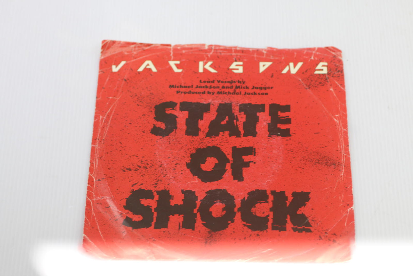 Jacksons State of Shock Vinyl Record Single 45 rpm